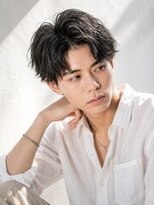 ウィールール 栄町店(WE RULE)&nbsp;無造作マッシュセンターパートメンズショートメンズパーマ