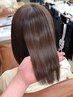 似合わせカット+カラー+縮毛矯正