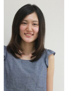 ミューチュアルヘアー(Mutual hair) 暗髪大人グラム伸ばしかけ大人ヘアー