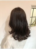 20代30代の波巻きモノトーンブルージュ★【表参道原宿青山】