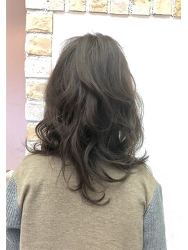 ドゥ スタイル 三国ヶ丘店(Duex Style) 【イルミナ☆アドミオカラー】　バイオレットアッシュ×ベージュ