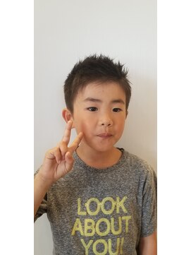 ヘア アンド フェイス みかん キッズショート