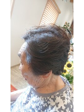ヘアー ガーデン アンジュ(hair garden Ange) ナチュラルショートボブ