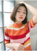 重めボブのストレート☆