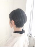 * ハンサムショート 小顔 マニッシュ 耳かけ