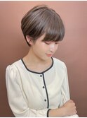 重め前髪で作る☆マッシュベース耳掛けショート