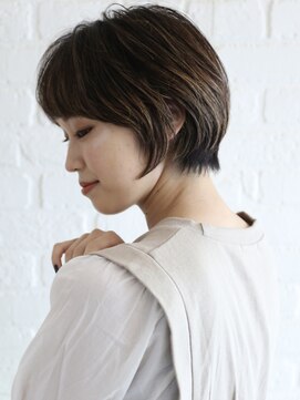 デイジー インデックスヘア 大島店(DAISY index hair) ショートカット×ひし形ショートボブ×前髪あり20代30代40代