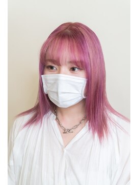 オブヘアーギンザ(Of HAIR GINZA) 秋にシックなピンクヴァイオレットミディ