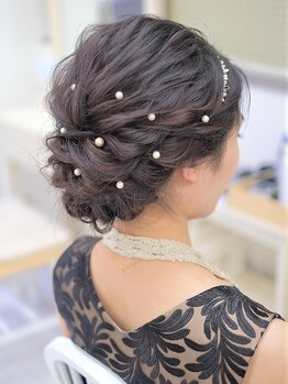 リサ 恵比寿(risa.)の写真/恵比寿1分【ヘアセット¥2700/ヘアセット+フルメイク¥6500】ヘアセットと言えばrisa★1日中可愛いをKeep＊