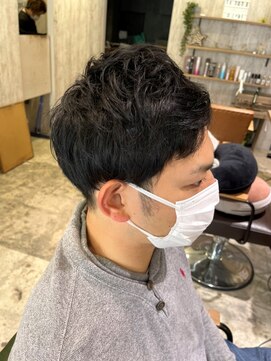 テトテ 門戸厄神店(tetote) 【tetote 川崎のサロンスタイル】刈り上げマッシュショート