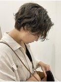 【F.】中崎町20代30代ハンサムショートパーマ