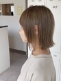 アグ ヘアー トロワ 加古川店(Agu hair trois)&nbsp;切りっぱなし×ハイトーンの王道垢抜けヘア