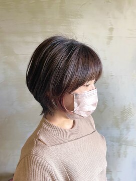 アトリエ ジェイディ(AtelierJ.D.) インナーカラーショートボブ