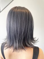 ヘア カンパニー トワ 千葉店(TOWA)&nbsp;ブリーチあり！透明感MAX！グレイアッシュボブ！！