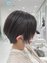 ウル(uru)&nbsp;☆お客様style☆顔まわりレイヤー　ハンサムショートボブ◎