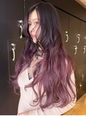グラデーションバイオレット_ショコラアッシュヘルシー_ba421181