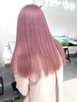 ヒビヲ(HIBIO) ダブルカラーピンクベージュミルクティーベージュイルミナカラー