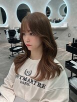 ジーニー 千葉(GENiE)&nbsp;韓国カット/くびれヘア/顔周り/シアーベージュ【古荘竜生】