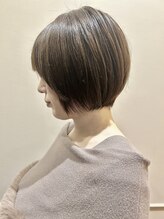 モッズ ヘア 銀座店(mod's hair) 小顔骨格矯正所ショートダブルカラーバレイヤージュ韓国２０代