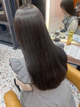 ボタン シブヤ(VOTAN SHIBUYA) ラベンダー/グレージュ/韓国ヘア/渋谷/レイヤー/顔まわり