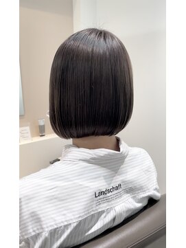 アンプル(aNpLe) 王道のナチュラルボブ☆顎ラインボブ