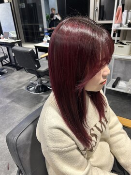 フィーネ 横浜(Fi -Ne) ブリーチ無しピンクカラー