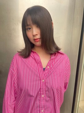 ガリカ 大名(Gallica) 【恒吉佐央理】乾かすだけでまとまるぷつっとミディアムボブ