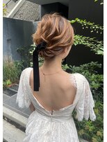 フェリーチェ(Felice)&nbsp;ブライダルヘア シニヨン ボブアレンジ 結婚式ヘア 前撮りヘア