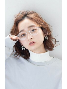 アクロスヘアーデザイン 武蔵小杉店(across hair design) かき上げミディアムボブ