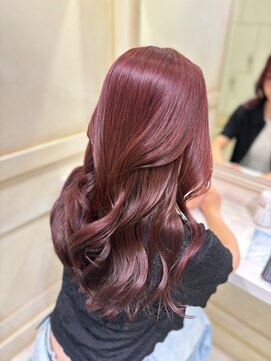 アソビ 表参道(ASOBI) 前髪/アンブレラカラー/こなれミディ/イメチェン/ウェーブパーマ