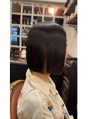 切りっぱなしボブ