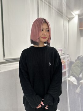 カラ ヘアーサロン(Kala Hair Salon) pink×black