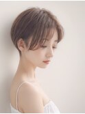 《Lumi hair》ミルクティーグレージュ/ベリーショート