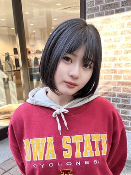 サラ 天神大名店(SARA) 【天神】タッセルボブ/ダークグレー/