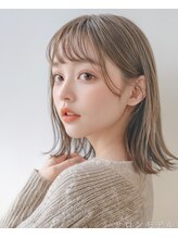 シュバルツ(schwarz) ミディアムレイヤー前髪イメチェンこなれミディ20代30代40代50代