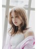 Ｒブリーチ使用☆ダメージ激減♪Ｒダブルカラー＋最高級ハホニコTR￥13000