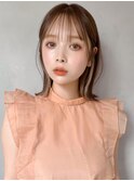 くびれヘアセミディエアリーカール似合わせカット#320f0812