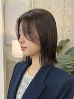 ノード(NODE)&nbsp;栄外ハネナチュラル大人可愛い韓国ボブ　切りっぱなし