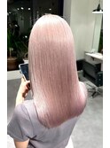 ショートボブボブショートヘアミルクティーベージュセミロング