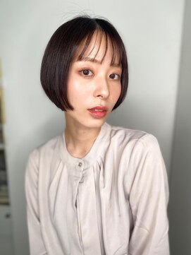 カバーヘア ブリス 上尾西口店(COVER HAIR bliss) アッシュグレージュ丸みショートマッシュp1上尾20代30代40代