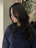 ダイアモンドリリーキートス(Diamond Lily kiitos)&nbsp;黒髪カタログ/クラゲヘアー/オリーブグレー/一宮