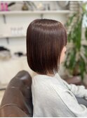 【COOKIE】艶感ストレートボブ×ローライトブラウン
