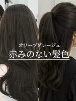 アマトウキョウ アユンチェ(AMA TOKYO×AYUNCHE)&nbsp;韓国ヘア　透明感カラー　2wayバング  レイヤーカット   顔周り