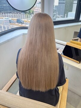 【fuka】ホワイトベージュ/リタッチカラー/ハイトーン