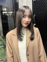 ambitious 羽村店【アンビシャス】【2月11日OPEN（予定）】&nbsp;姫カットレイヤー　ステップカット　くすみベージュ