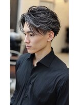 リアン アオヤマ(Liun Aoyama)&nbsp;ニュアンスパーマフェードマンバンヘアツイストスパイラルパーマ