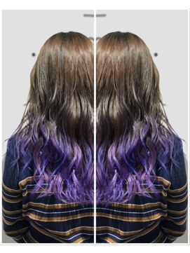 アットティー 金沢文庫(at tee...) 【at tee...】グラデーション×パープル【金沢文庫】