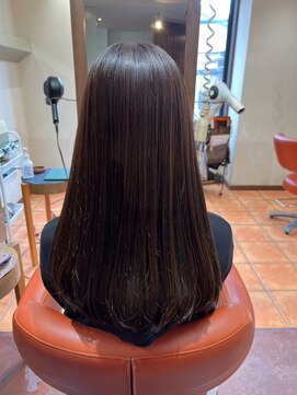 ダアッカ(da acca) 【髪質改善、ナチュラルブラウン】河原町/三条/縮毛矯正/艶髪