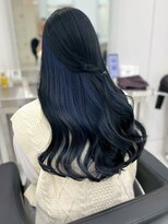 エクラバイナチュラル(eclat by Natural)&nbsp;インナーカラーブルー/ブルーブラック/スモーキーブルージュ