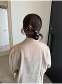 タイトツインお団子アレンジ